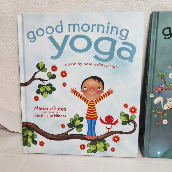 Good Morning / Night Yoga Miriam Gates Childrens Books Wellness Story - Picture 2 of 8
